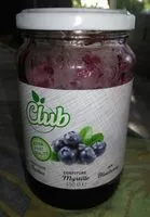 Mängden socker i Confiture Myrtilles