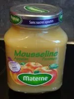 Mängden socker i Mousseline de pommes sans sucre ajouté