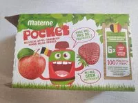 Mängden socker i Materne Pocket fraises + pommes belges