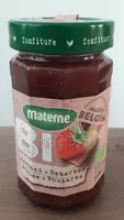 Mängden socker i Confiture fraise&rhubarbe