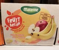 Mängden socker i Maternel compote pomme banane