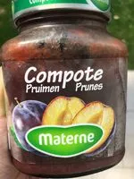Mängden socker i Compote Prunes MATERNE