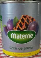 Mängden socker i Corin de prunes