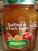 Mängden socker i Confiture 4 fruits jaunes