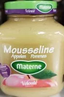 Mängden socker i Mousseline pomme sans sucre ajouté