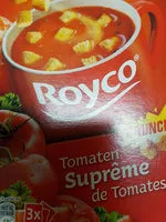 Mängden socker i Royco suprême de tomates/tomatensuprême