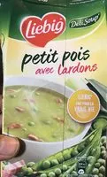 Mängden socker i Soupe lardons et petits pois