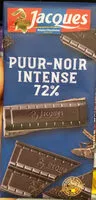 Mängden socker i Noir intense 72%