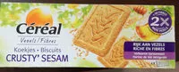 Mängden socker i Céréal « Crusty » Sésame Biscuits