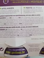 Mängden socker i Gerlinéa