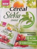 Mängden socker i Cereal Stevia Sweet Refill