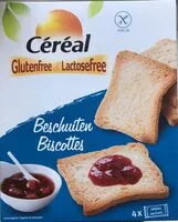 Mängden socker i Biscotte sans gluten & lactose