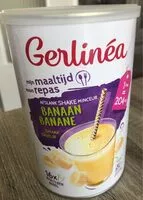 Mängden socker i Gerlinéa Mon Repas Shake Minceur Complet Saveur Banane