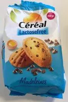 Mängden socker i Madeleines met chocoladestukjes