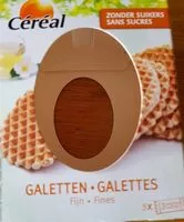 Mängden socker i Galettes fines