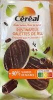 Mängden socker i Galettes de riz chocolat noir