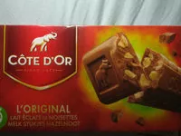 Mängden socker i Chocolat au lait Eclats noisettes