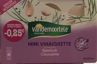 Mängden socker i Mini vinaigrette ciboulette