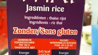 Mängden socker i Riz thaï jasmin