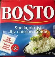 Mängden socker i Riz cuisson rapide