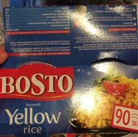 Mängden socker i Bosto yellow rice