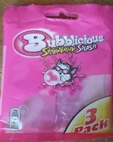Mängden socker i Bubblicious strawberry splash
