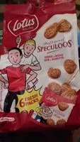 Mängden socker i Lotus Spéculoos Bob Et Bobbette 6 Sachets X12