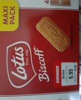 Mängden socker i Biscuits "lotus" maxi pack