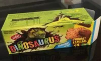 Mängden socker i Dinosaurus chocolat au lait