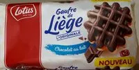 Mängden socker i Gaufre de Liège (l'originale chocolat au lait)