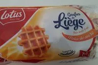 Mängden socker i Gaufres de Liège