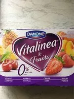 Mängden socker i Danone Vitalinea Fruit