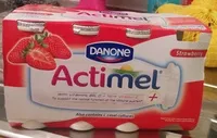 Mängden socker i Actimel Strawberry