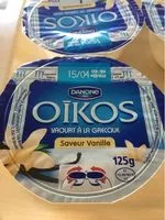 Mängden socker i Oikos Saveur Vanille