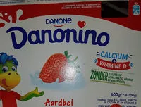 Mängden socker i Danonino fraise