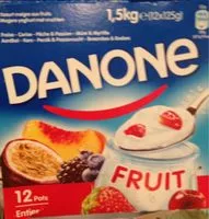 Mängden socker i Danone fruit