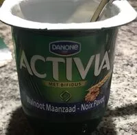 Mängden socker i Activia Noix Pavot