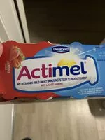 Mängden socker i Dan. actimel Fraise 8X100ML