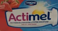 Mängden socker i Actimel Fraise