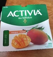 Mängden socker i Activia mangue