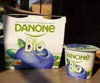 Mängden socker i Danone bio myrtille