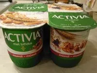 Mängden socker i Activia - Muesli