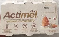 Mängden socker i Actimel vegetal