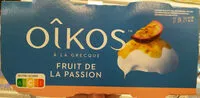Mängden socker i Oikos fruit de la passion