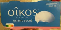 Mängden socker i Oikos nature sucré