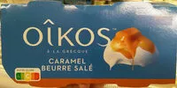 Mängden socker i Oikos a la grecque Caramel beurre salé