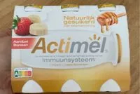 Mängden socker i Actimel Fraises Banane Miel