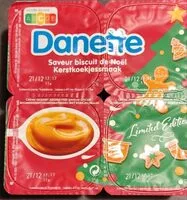 Mängden socker i Danette Saveur biscuit de Noël