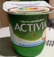 Mängden socker i Activia coco