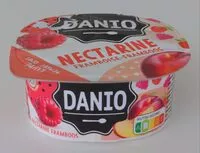 Mängden socker i Danio nektariini-vadelma